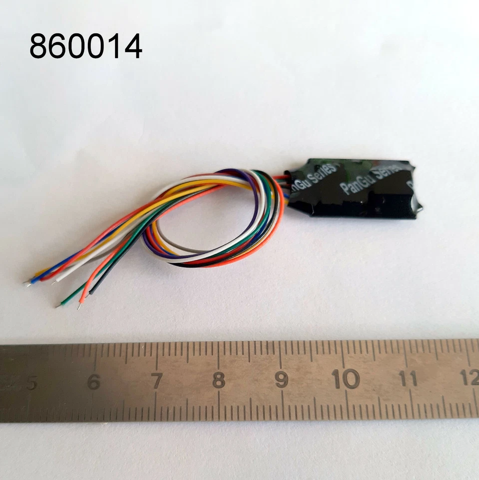 Decodeur 9 fils echelle H0, DCC moteur + 4F Decoder digital LaisDcc 860014