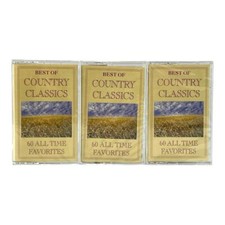 Best Of Country Classics 60 All Time Favorite 3 Volume Set Cassette Tapes Sealed
