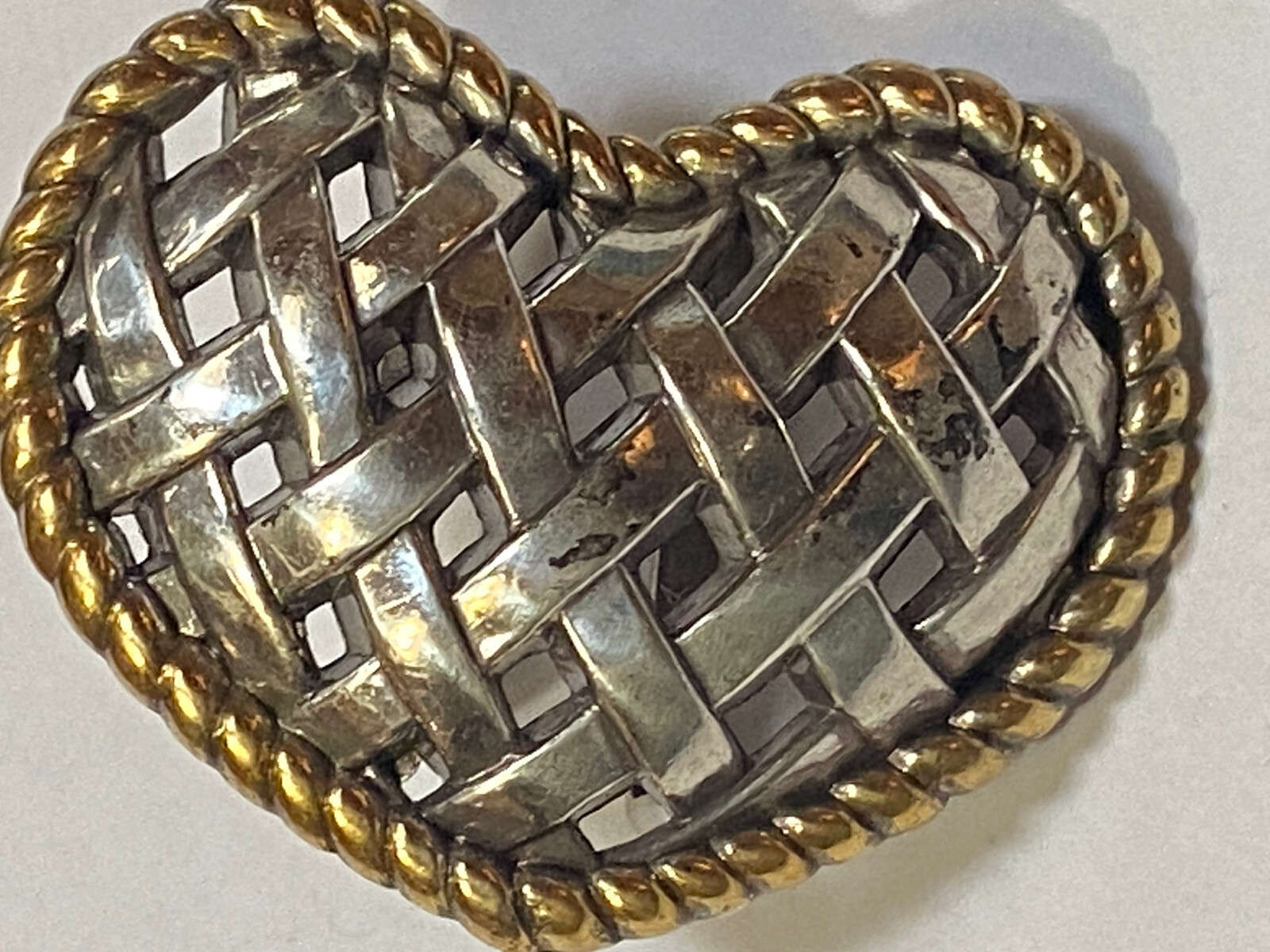 Vintage Signed TERRY STACK 1997 Statement Gold/Si… - image 7