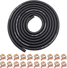 1/4 Inch ID Fuel Line Hose 10Ft 20 Hose Clamps for Small Gas Engines-Free Ship