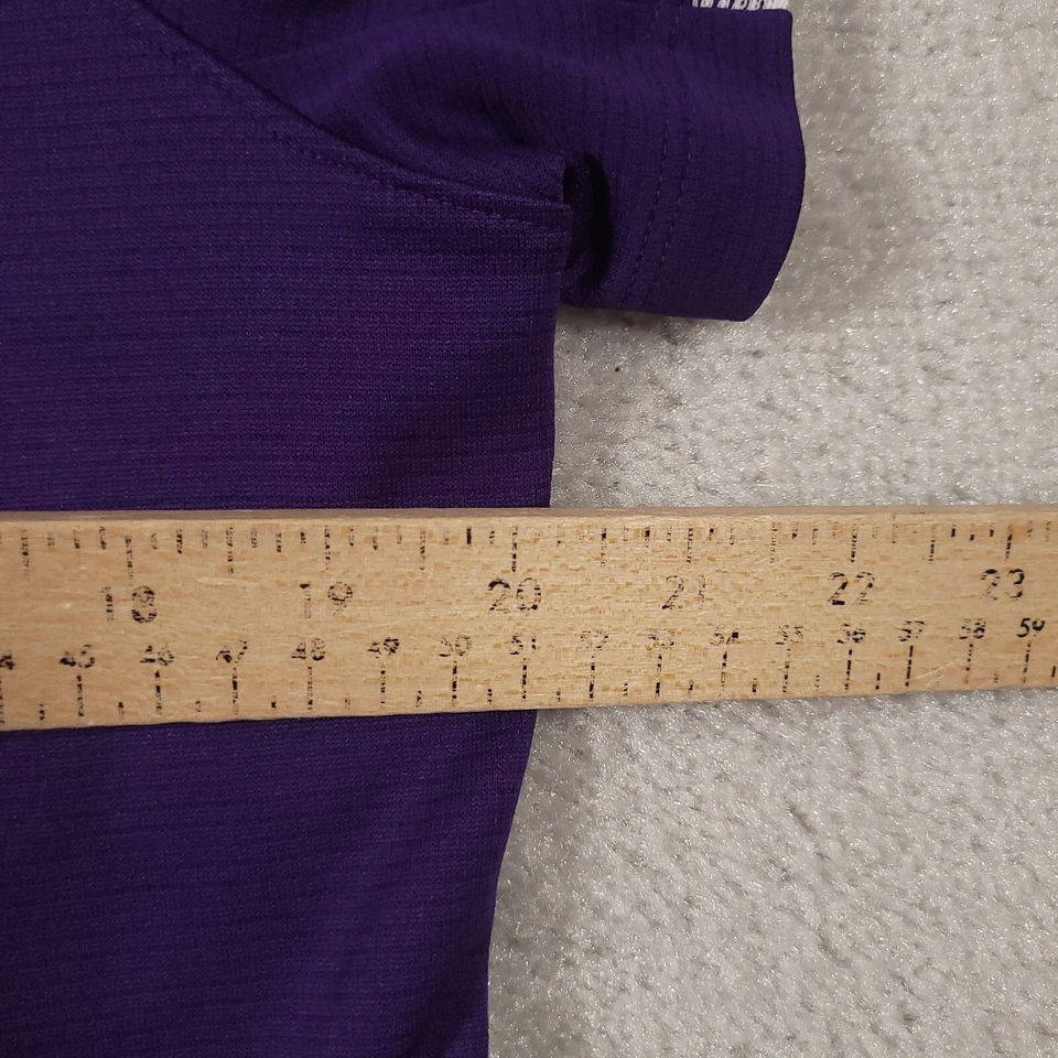 Truman State University Polo Shirt Womens M Under Armour Purple Golf - Image 4 of 4