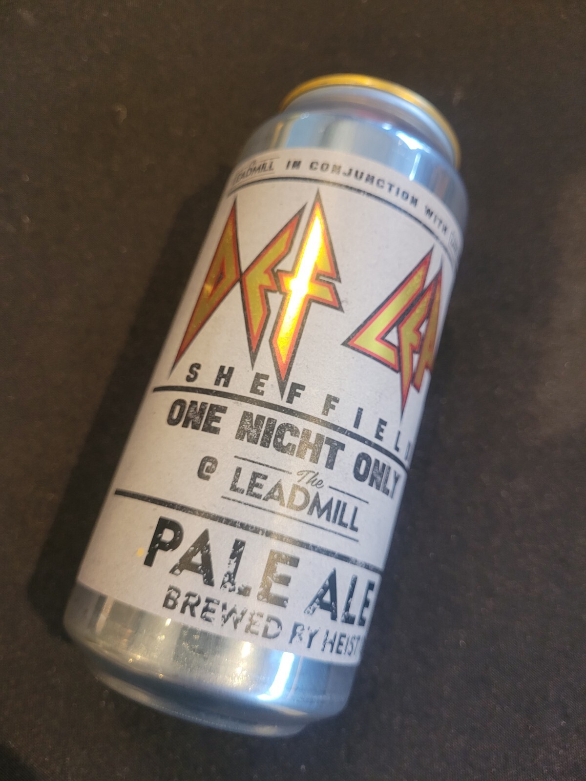 Def Leppard Beer Can Leadmill Sheffield eBay