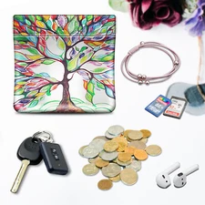 Portable Squeeze Coin Purse PU Leather Coin Pouch Change Holder for Woman Girls