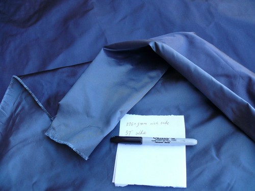 BY YARD SCALAMANDRE 100% SILK SATIN NAVY BLUE & GREY BLUE MSRP$200+/Y #1614 - Picture 7 of 12