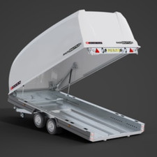 Brian James Trailer RS3 LH Side Lower Body Panel & 2x Roundpoint lights