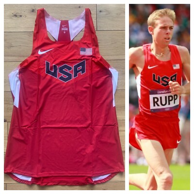 Nike Pro Elite USA Olympic Track & Field Swift Running Distance Singlet New XL | eBay