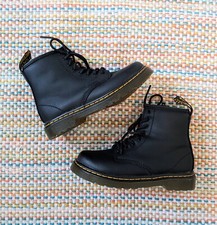 Dr. Martens Kids' 1460 Softy T Leather Lace-Up Combat Boots Toddler Size 10