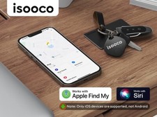 Smart Bluetooth Tracker Tag Item Finder Locator for Keys Luggage Bag iOS Only 