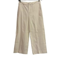 Everlane NWOT White Wide Leg Minimalist High Rise Trousers Pants w Pockets Sz 4