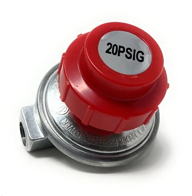 MADOL 0-20 PSI Adjustable High Pressure Propane Regulator Valve 1/4" FNPT Regulator