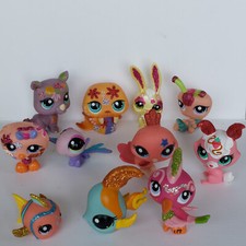 Authentic Littlest Pet Shop HUGE LOT 11 GLITTER 2077 2145 2153 2342 2288 2345
