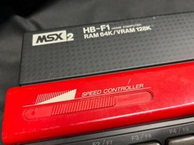 Sony MSX2 HB-F1 HITBIT Home Computer Color Black  Joystick 1 Piece Set Used