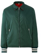 Gucci Reversible GG Nylon Men’s Jacquard Jacket Green/Orange - Brand new 