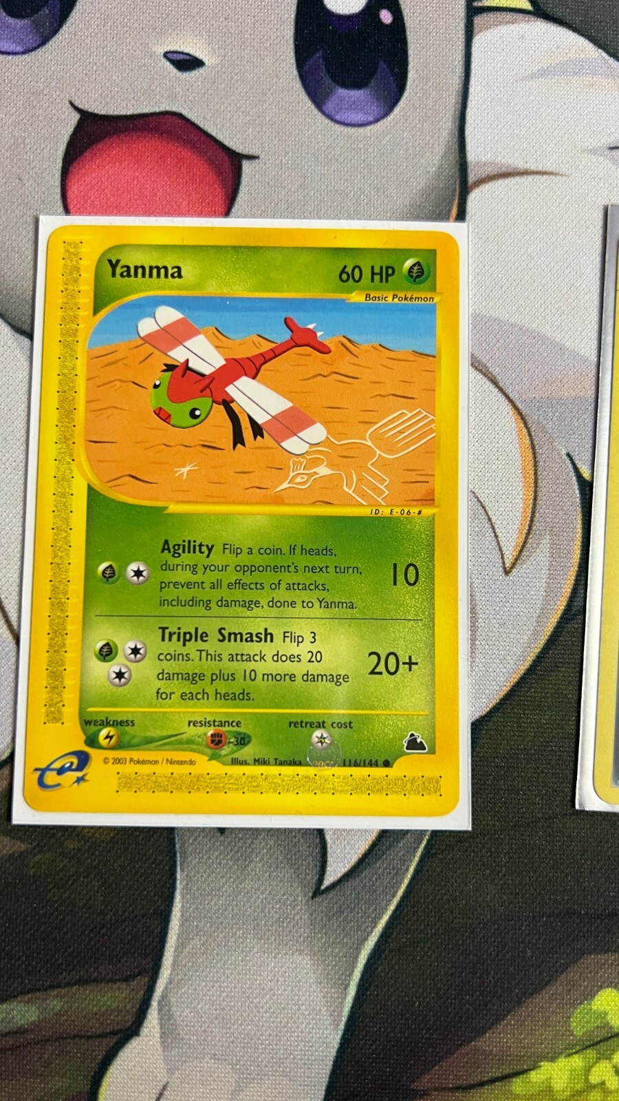 Yanma 116/144 Common Skyridge Pokemon Vintage E Series WOTC NM 2003