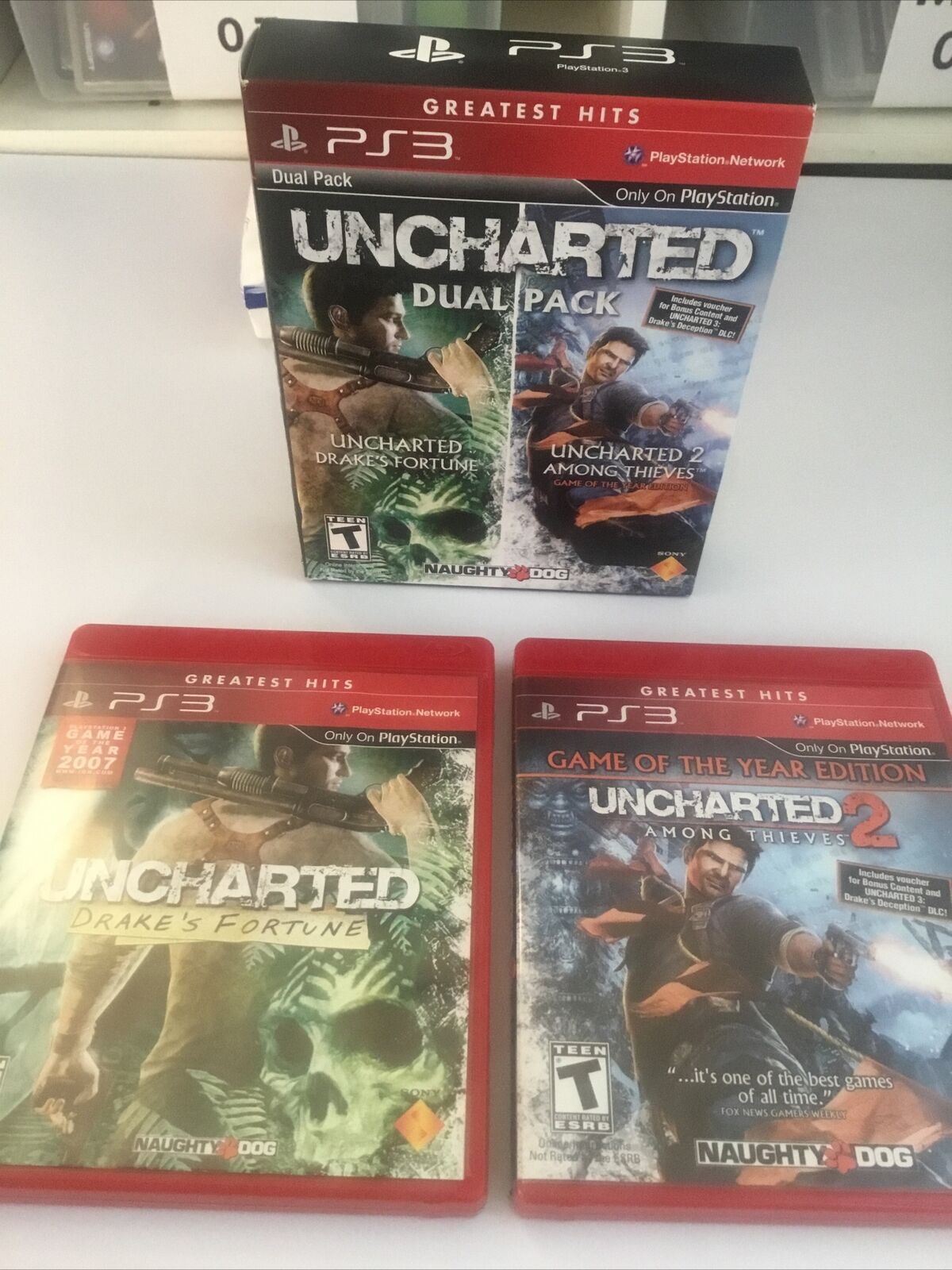 Ps3 - Uncharted Drake's Fortune / 2 Among Thieves Dual Pack PlayStatio –  vandalsgaming