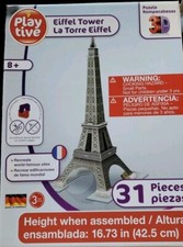 Eiffel Tower Puzzle 31 Piece New factory sealed 16.73 inches S2