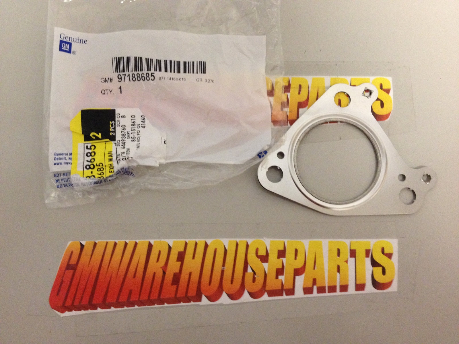 DURAMAX Turbocharger-Inlet Pipe Gasket Left 97188685 | eBay