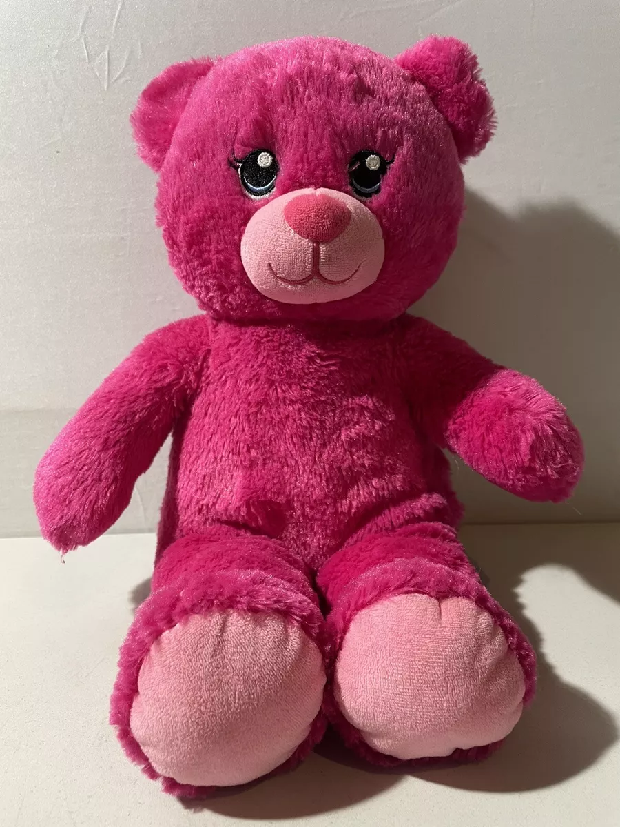 BUILD A BEAR WORKSHOP Hot pink 40cm Teddy bear LNC