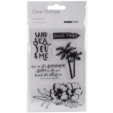 Kaisercraft Clear Stamps Island Escape S-5, NEW