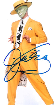 Carey, Jim: Autographed 8"x10" photo / still – Jim Carey Condition: (VF