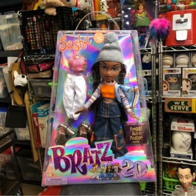 New 2021 Bratz 20th Anniversary Sasha Doll - Free Poster Inside!