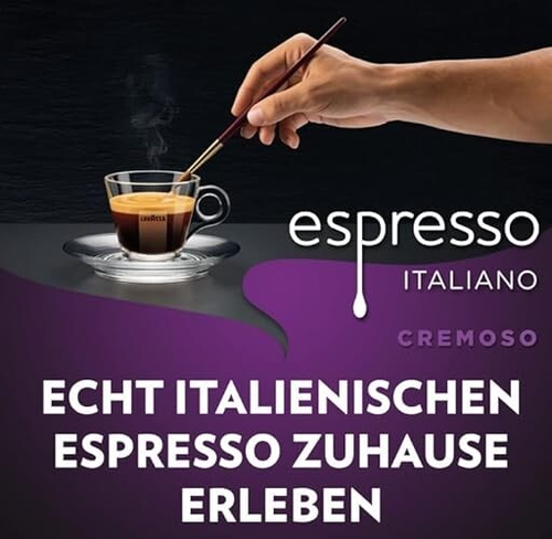 Lavazza, Espresso Italiano Cremoso, Arabica and Robusta Coffee Beans - Original - Bild 2 von 4