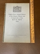 Royal Mint Annual Report 1953 London Original Vintage