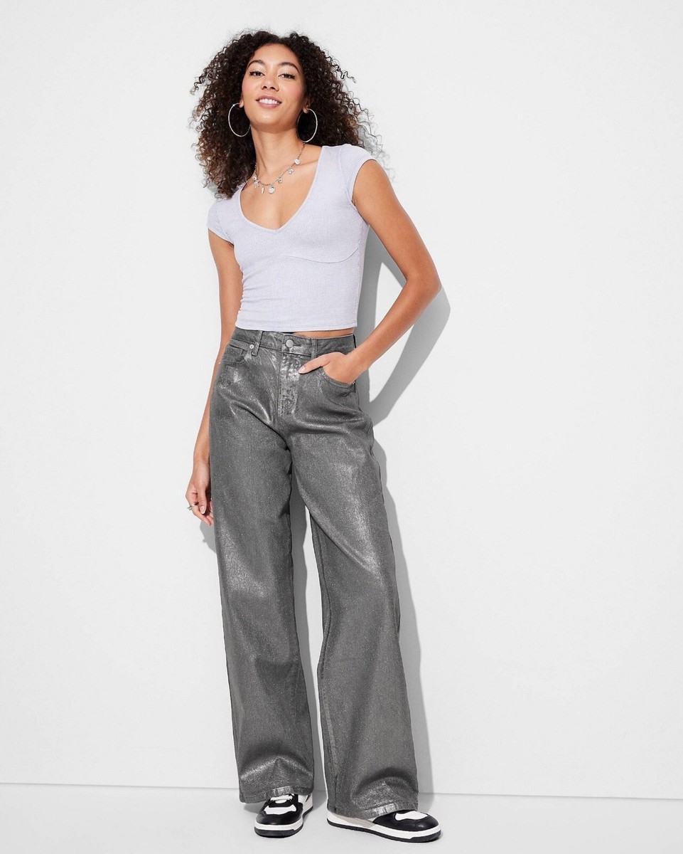 Women's High-Rise Baggy Jeans Wild