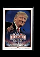 Decision 2016 Political Trading Cards - You Pick You Choose Complete Your Set