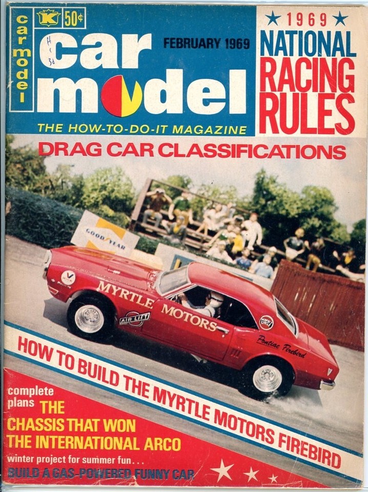 CAR MODEL MAGAZINES...SIX ISSUES FROM 60's NHRA, SCTA, HOT ROD, MODELS
