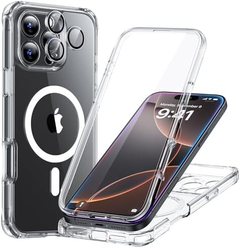 Magnetic for iPhone 14 Pro Max Case, Full-Body Military-Grade Drop Proof Magsafe