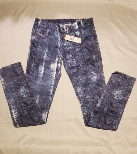 Diesel $198 Womens Blue Stonewash Livier Sp Super Slim Jeggings Jeans Size 4(27) - Picture 2 of 12