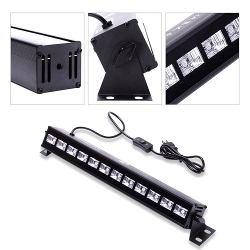 120W 12LED UV Black Light Bar Wall Washer Stage Lighting DMX DJ Disco Party Club - Picture 14 of 18