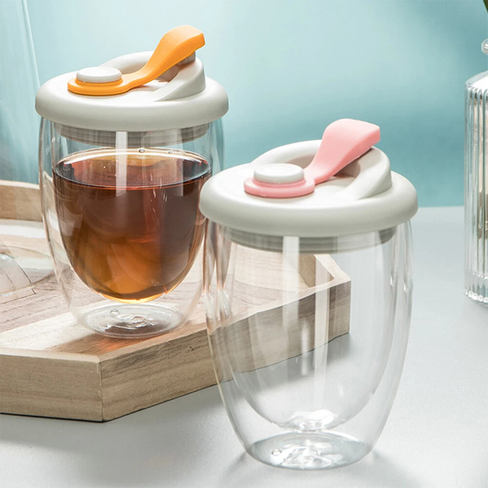Double walled glass flask sales