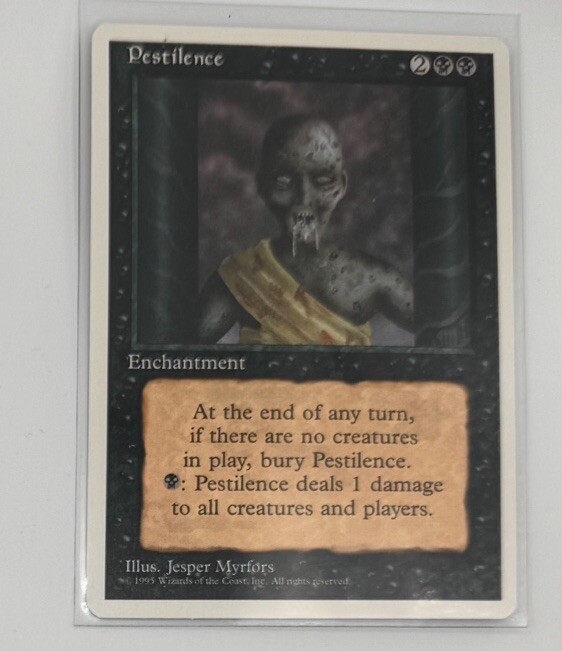 MAGIC THE GATHERING 4TH EDITION PESTILENCE LP