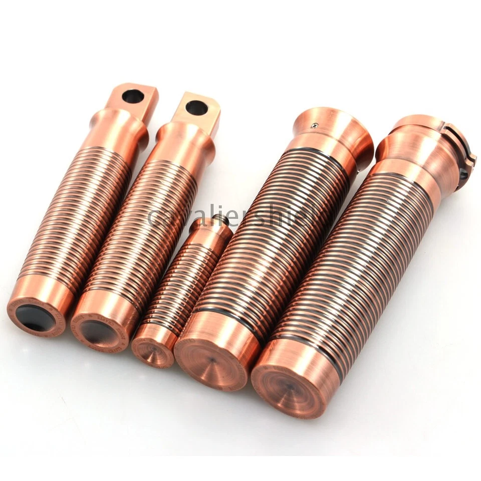 Empuñaduras de cobre + reposapiés reposapiés + clavija de cambio apta para Harley XL 883 1200 Foto 4 de 4