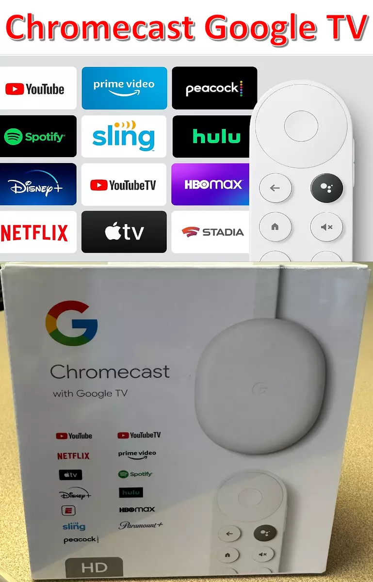 Google Chromecast Hd Con Google Tv GOOGLE