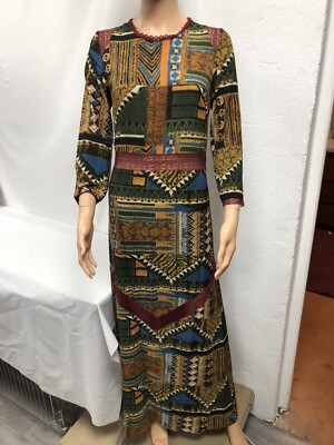 Robe Longue Femme Desigual Référence 17WWVW99 - Taille 40 Multicolore - Neuve Avec étiquette