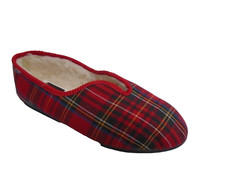 M & S TARTAN LADIES  SLIPPERS UK 3 - EUR 35.5