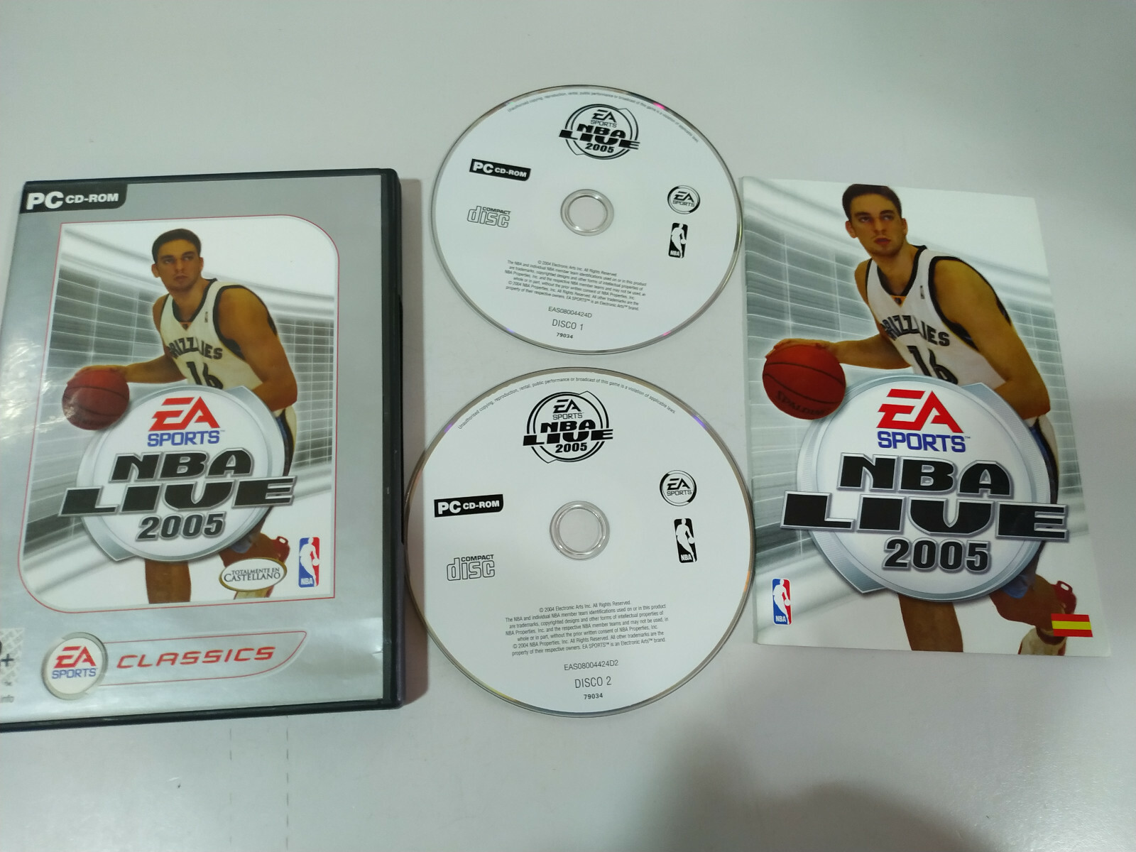 NBA Live 2005 EA SPORTS Pay Gasol - Juego Para PC CD-Rom España