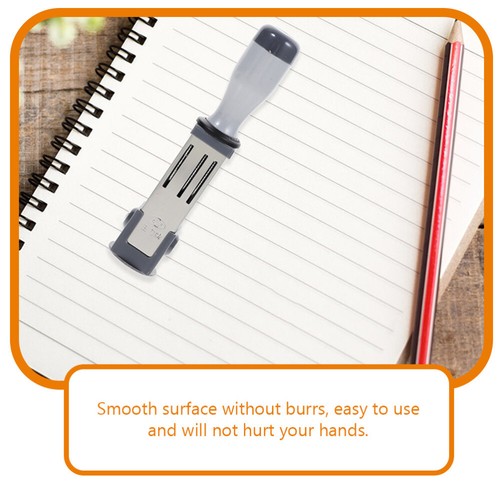 Handheld Date Stamper Multi-use Time Stamp Portable Date Rolling Stamp File - Picture 8 of 12