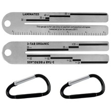 2Pcs 4/09 Shingle Gauges, haute dureté Pitch Gauge toiture avec mosquette Shingl