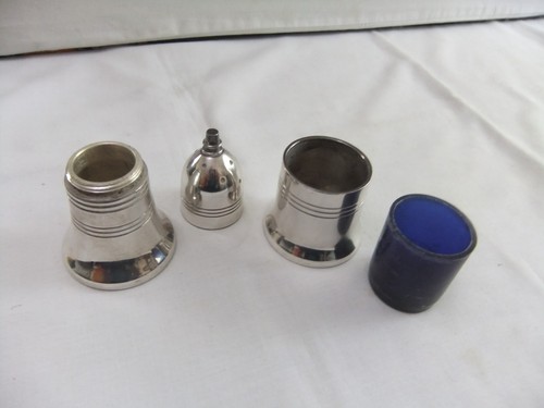 Vintage Spear & Jackson Art Deco Silver Plated EPNS A1 Open Salt & Pepper Pot - Picture 3 of 8