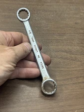 Bonney 5/8" X 11/16" 12 Point Short Offset Box Wrench 2889 USA Vintage
