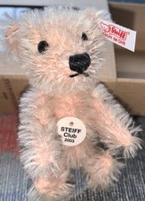 Steiff Club Cute Miniature Bear 2003 with Box & Certificate Teddy Rose