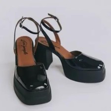 FREE PEOPLE - Double Stack Platform Mary Janes Heels EU 40 / US 9.5 NWB