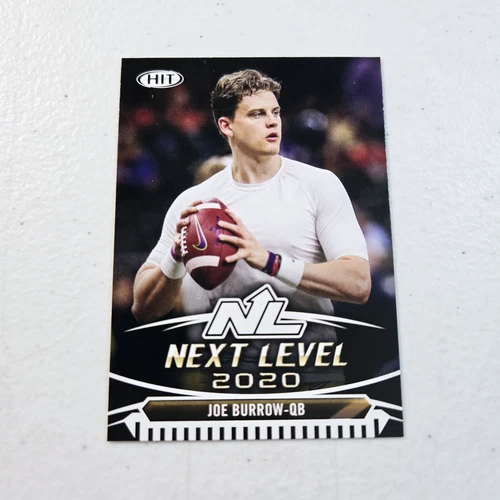 2020 Sage Hit Next Level Football Premier Draft Joe Burrow Rookie Card #47