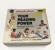 Vintage 1992 SRA Hooked On Phonics Your Reading Power Complete, Tape & Book Set