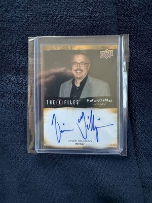 2025 The X-Files Government Conspiracies Edition Vince Gilligan #A-VG Auto 9y4