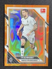 Tim Kleindienst 2025-26 Topps Chrome Bundesliga Orange Lava Base /25 #78